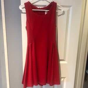 Classic Red A-line Dress